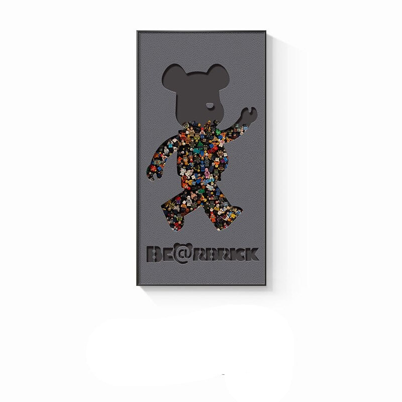 Arthia Designs - Bearbrick Street Posters Wall Canvas Art - Review