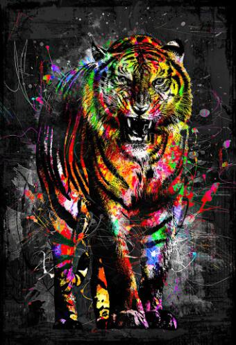 Arthia Designs - Alpha Lion and Tiger Graffiti Canvas Art - Review