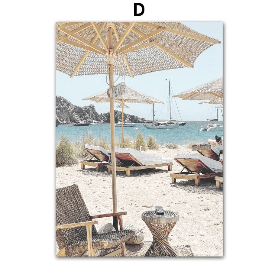 Arthia Designs - Sandy Luxury Beach Resort Canvas Art - Review