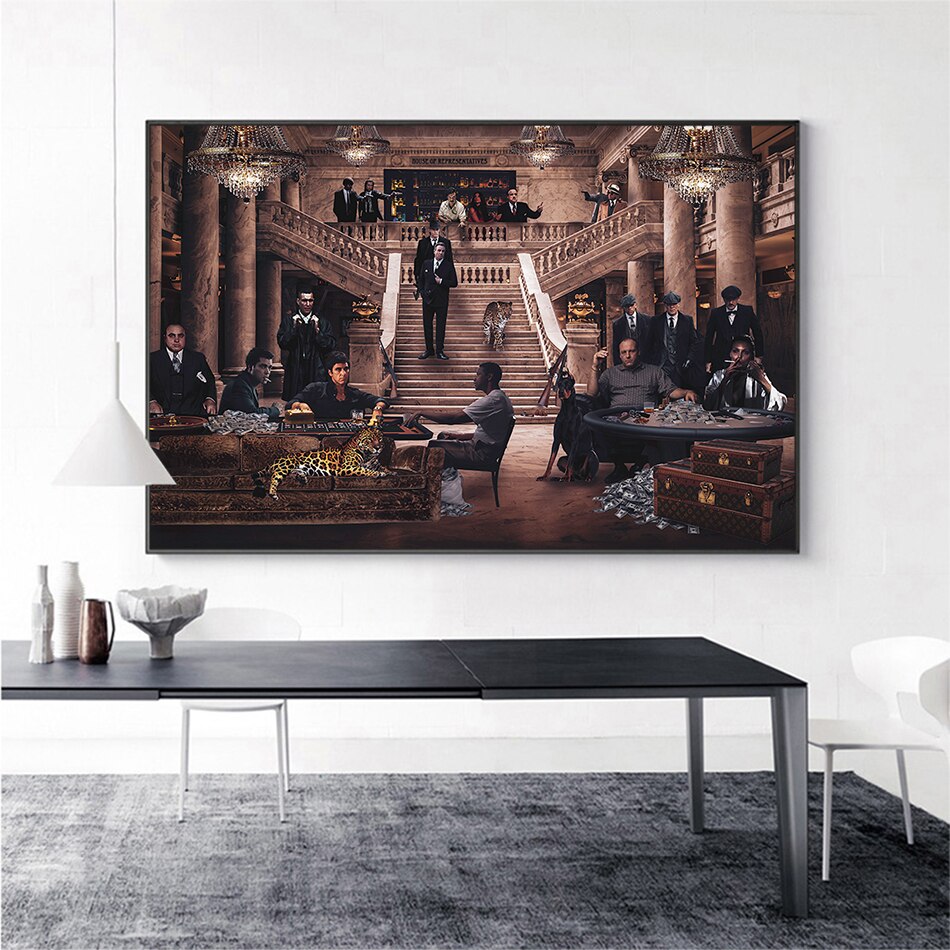 Arthia Designs - Classic Mafia Assembly Canvas Art - Review