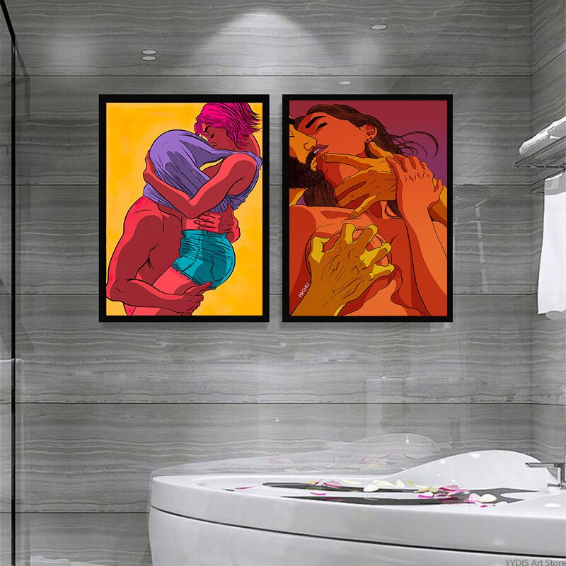 Arthia Designs - Sexy Naughty Erotic Couple Canvas Art - Review