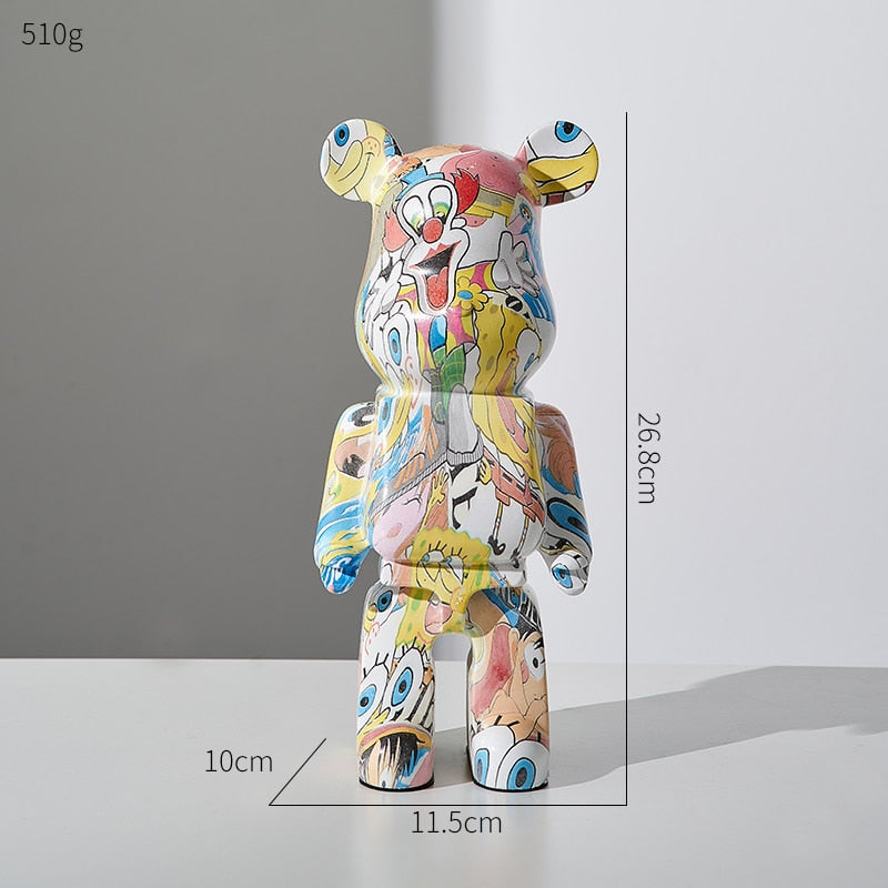 Arthia Designs - Graffiti Colorful Bear Statue - Review