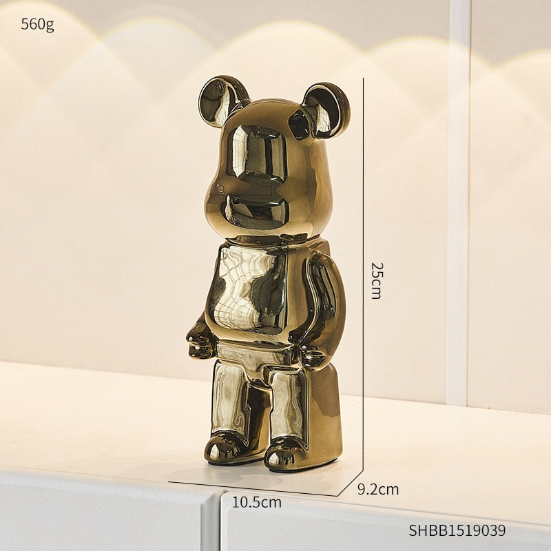 Arthia Designs - Electroplating Piggy Bank Bear Statue - Review