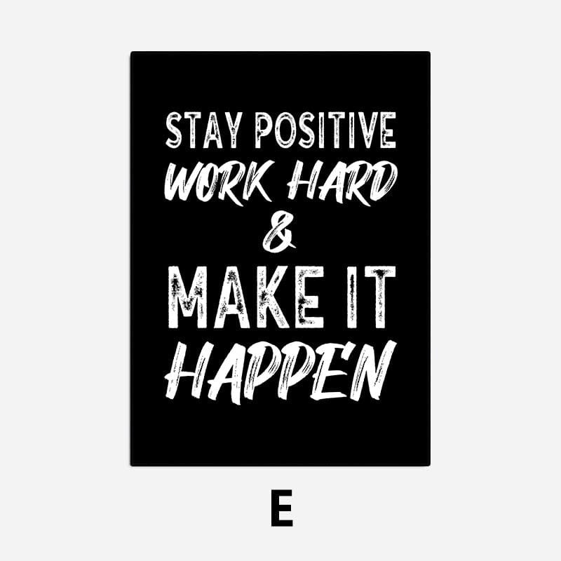 Arthia Designs - Hard Work Motivational Quotes Canvas Art - Review