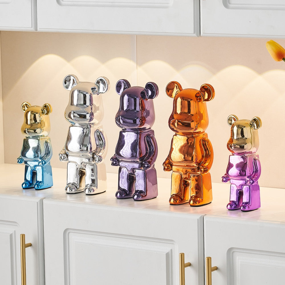 Arthia Designs - Electroplating Piggy Bank Bear Statue - Review