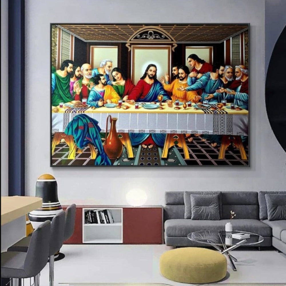 Arthia Designs - The Last Supper Painting Canvas Art - Review