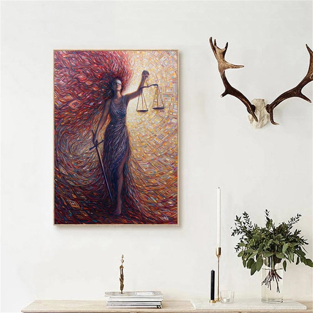 Arthia Designs - Lady of Justice Canvas Art - Review