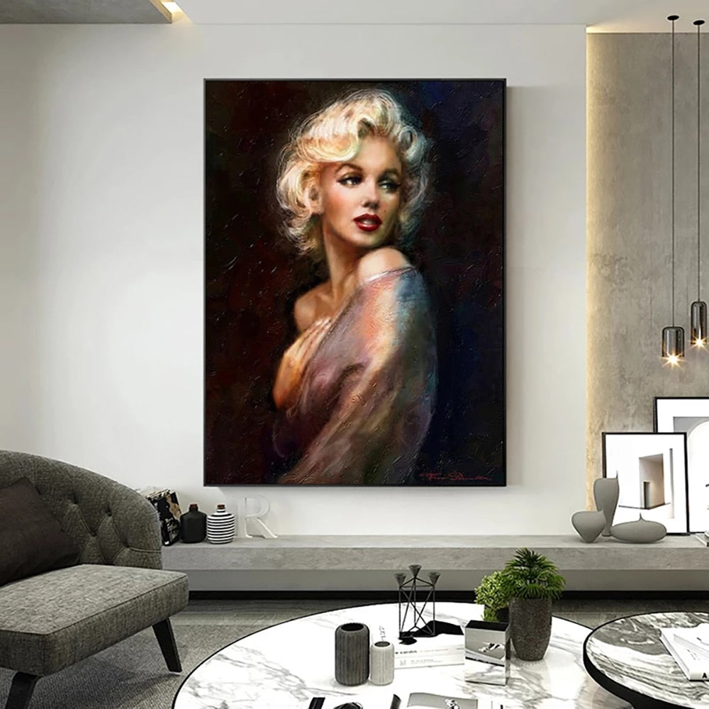 Arthia Designs - Marilyn Monroe Poster Canvas Art - Review