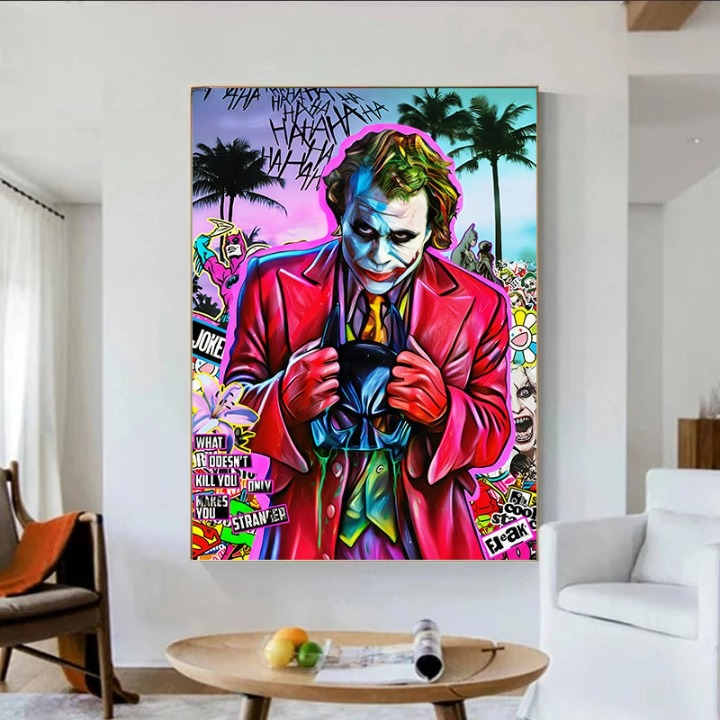 Arthia Designs - Graffiti Comic Joker Canvas Art - Review