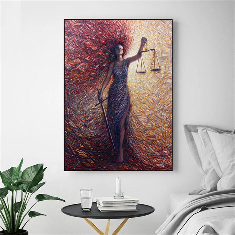 Arthia Designs - Lady of Justice Canvas Art - Review