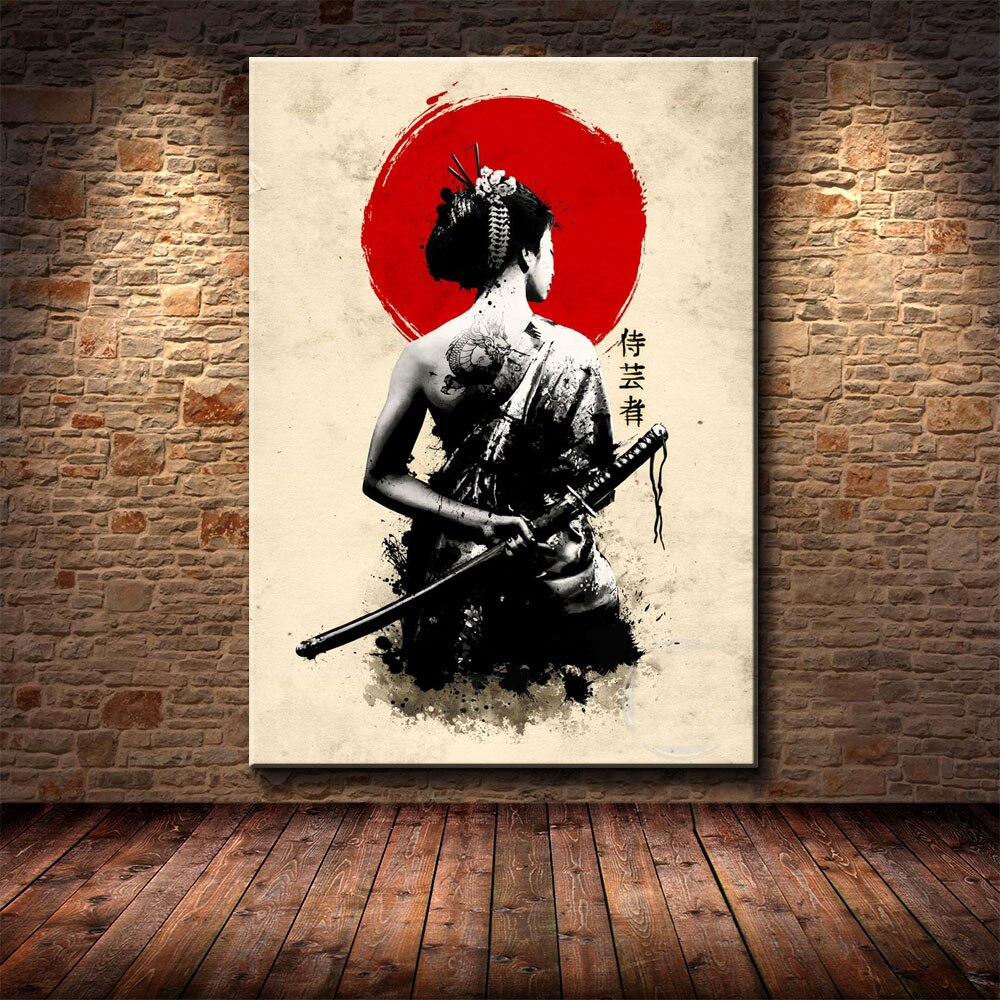 Arthia Designs - Japanese Samurai Canvas Art - Review