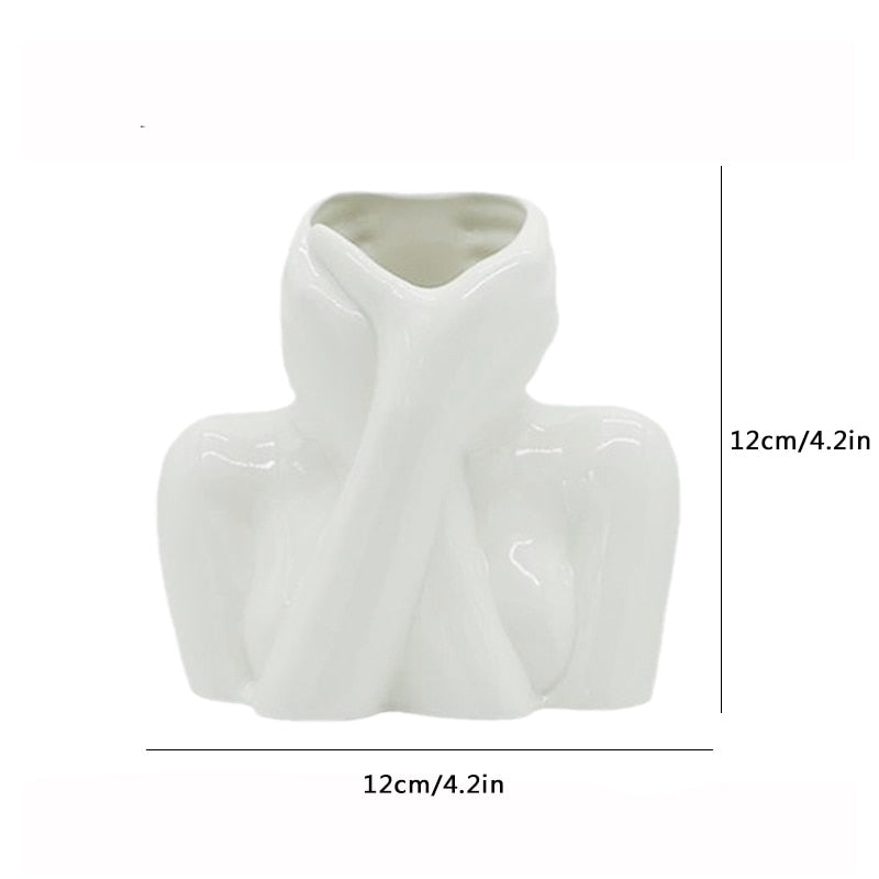 Arthia Designs - Human Face Ceramic Vase Figurine - Review
