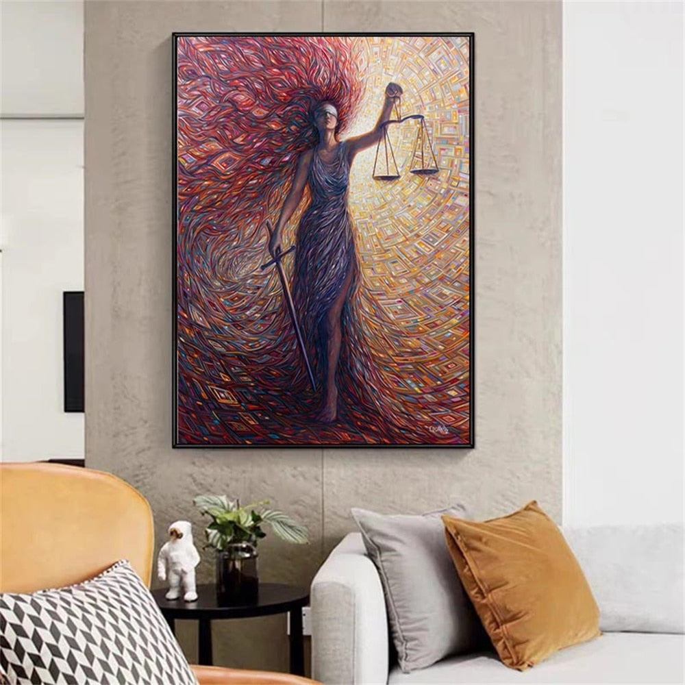 Arthia Designs - Lady of Justice Canvas Art - Review