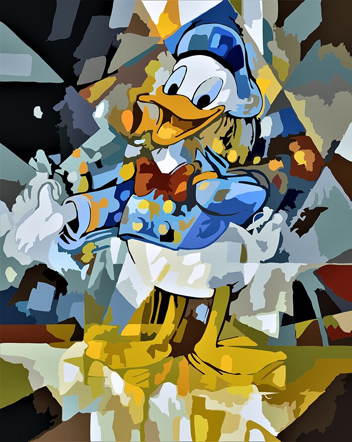 Arthia Designs - Money Loving Donald Duck Canvas Art - Review