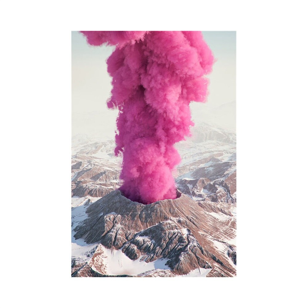 Arthia Designs - Balloon Volcano Eruption Canvas Art - Review