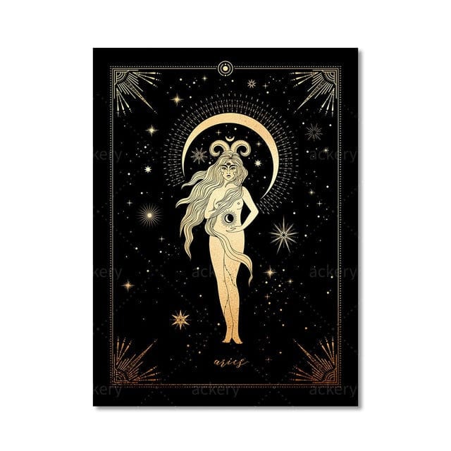 Arthia Designs - Twelve Constellation of the Zodiac Canvas Art - Review