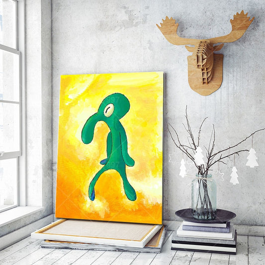 Arthia Designs - Bold And Brash Squidward Canvas Art - Review