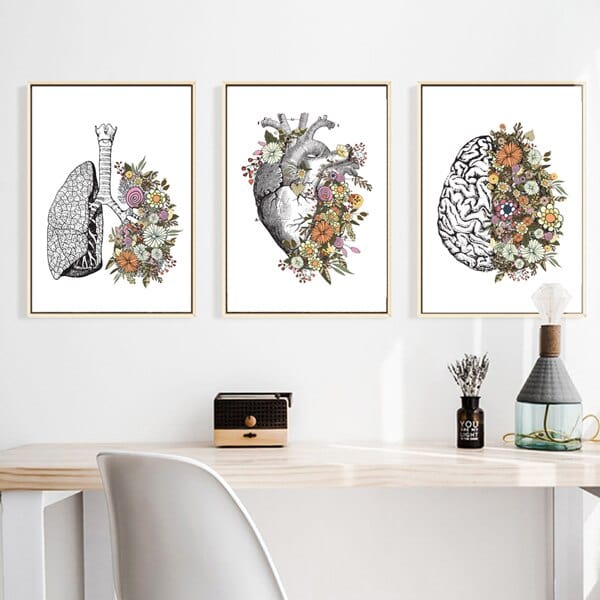 Arthia Designs - Vintage Anatomie Florale Canvas Art - Review