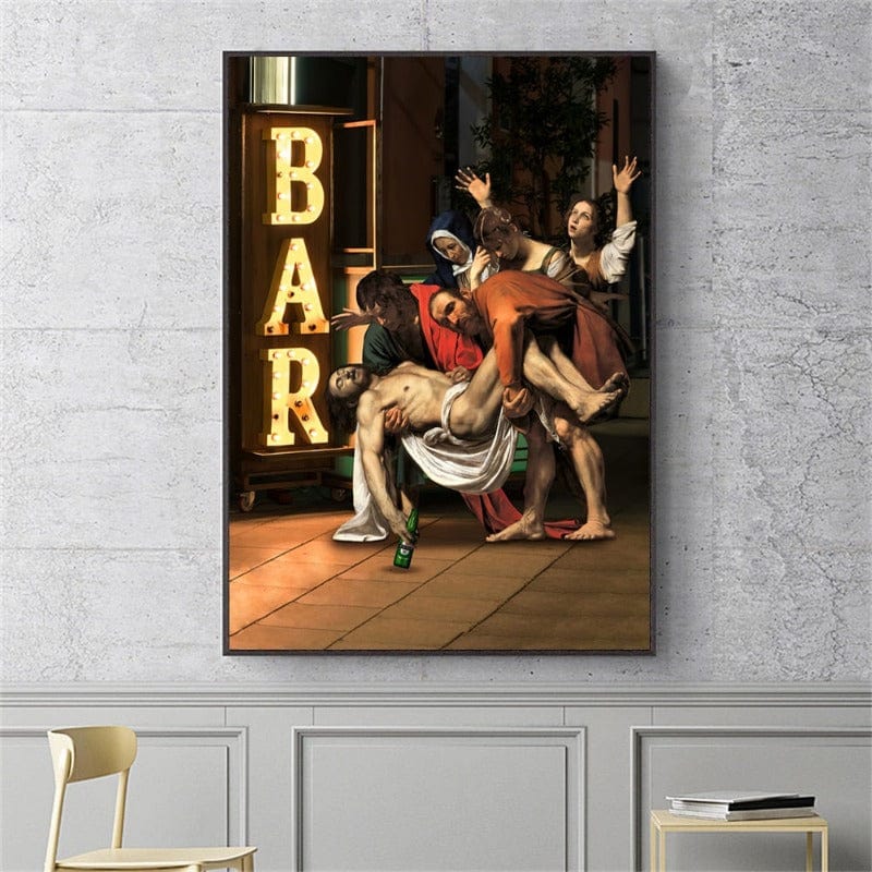 Arthia Designs - Drunk Jesus Canvas Art - Review