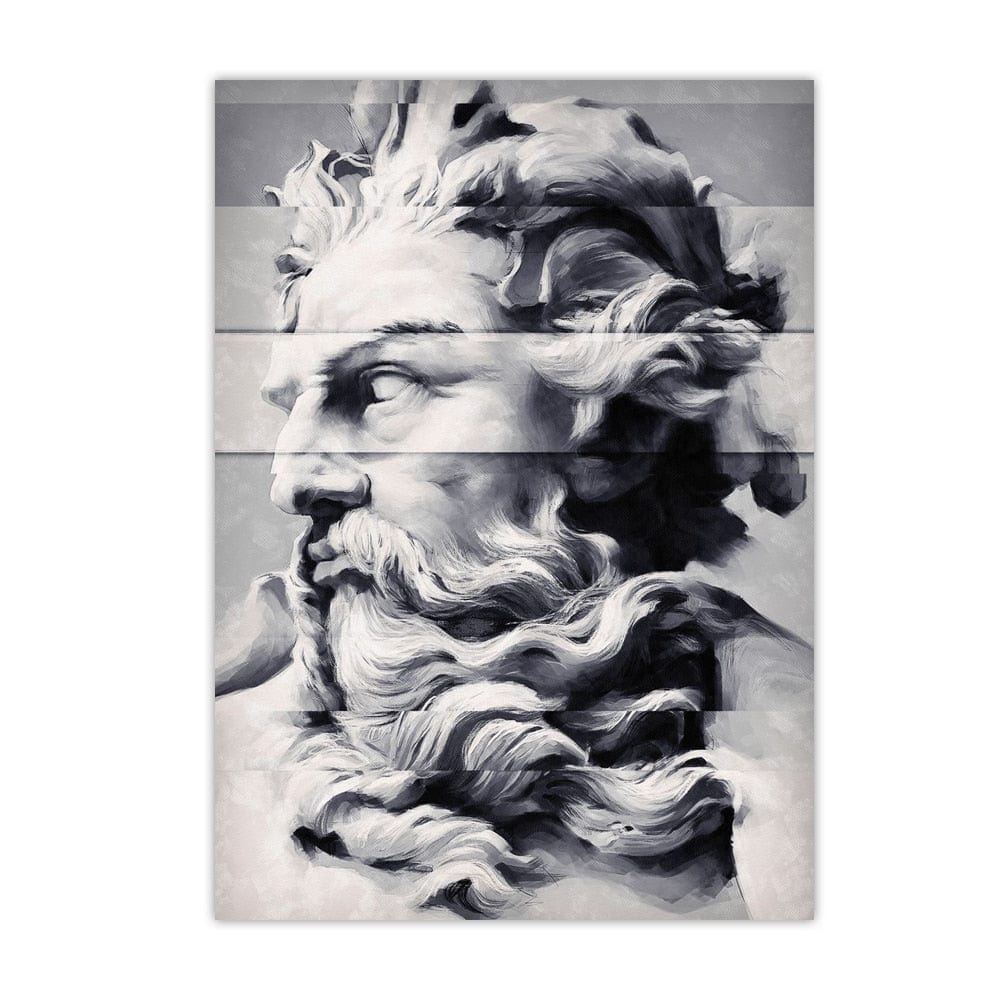 Arthia Designs - Zeus Classical Greek Sculpture Canvas Art - Review