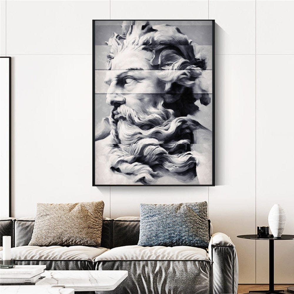 Arthia Designs - Zeus Classical Greek Sculpture Canvas Art - Review