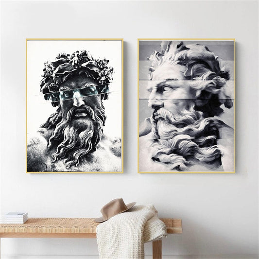 Arthia Designs - Zeus Classical Greek Sculpture Canvas Art - Review