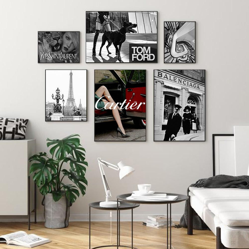 Arthia Designs - Luxury Brand Fashion Stars Canvas Art - Review