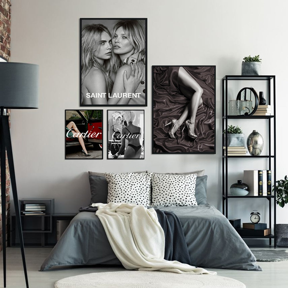 Arthia Designs - Luxury Brand Fashion Stars Canvas Art - Review