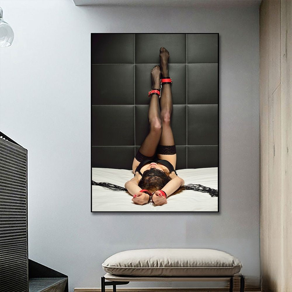 Arthia Designs - Sexy Bondage Girl Canvas Art - Review